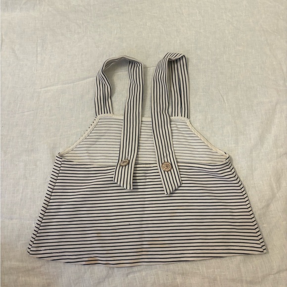 Zara Striped Blouse Tank Small - Picture 3 of 5